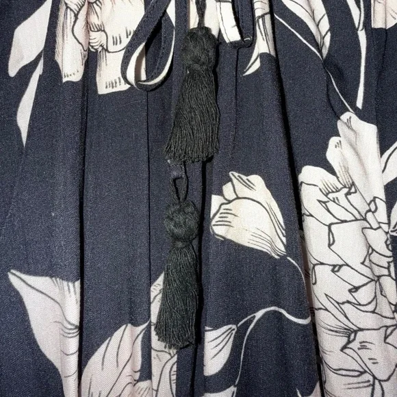 Maaji Anthropologie Evening Floral Bloom Flutter-Sleeve Dress, Small - Picture 5 of 10